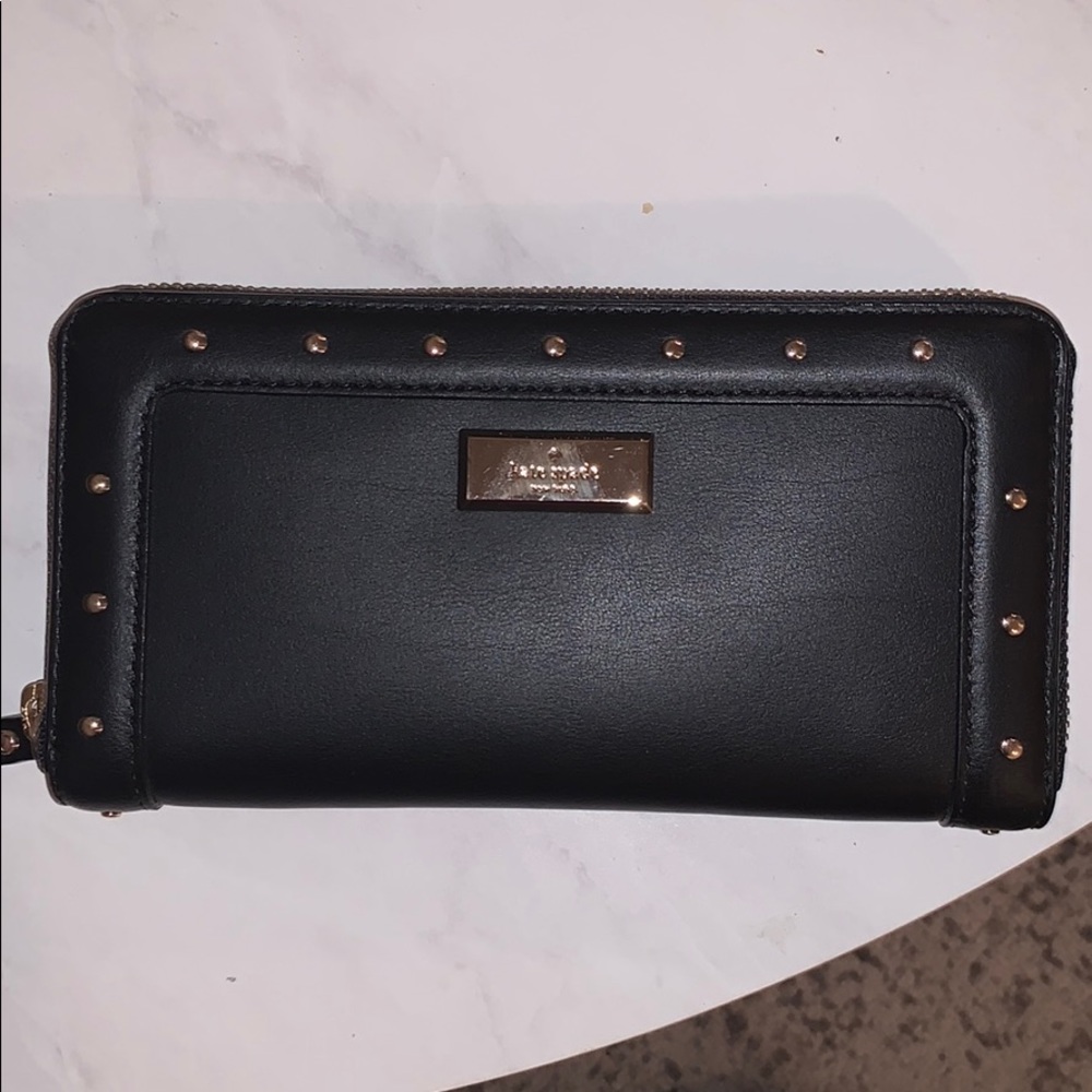 NEW Kate Spade black leather wallet